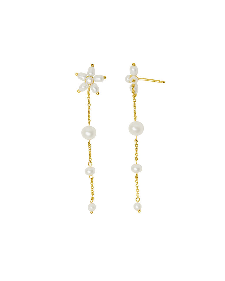 Pearl Signature Earhanger Gold 1