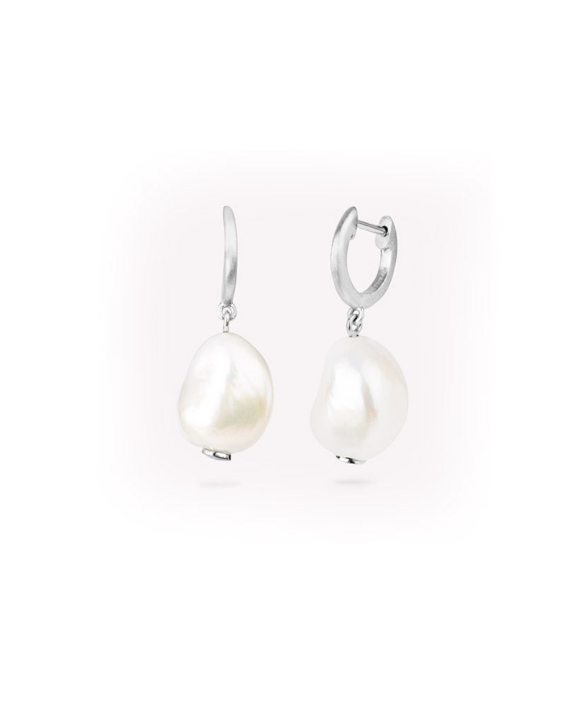 Aura grande hoop sølv 1