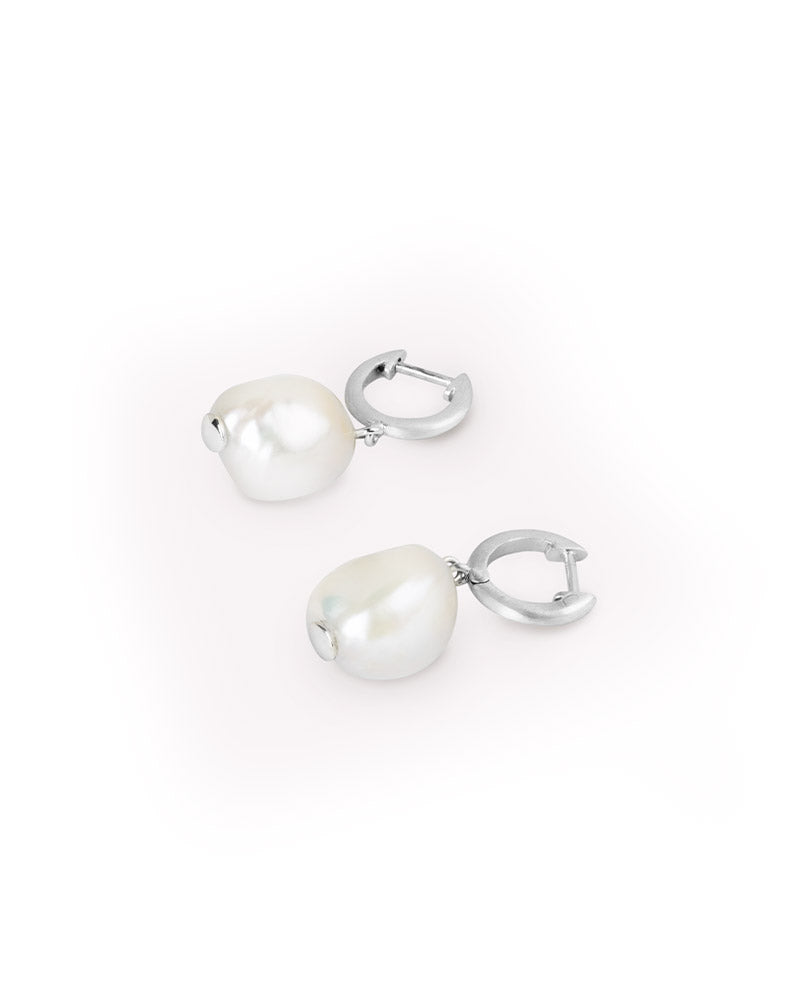 Aura grande hoop sølv 2