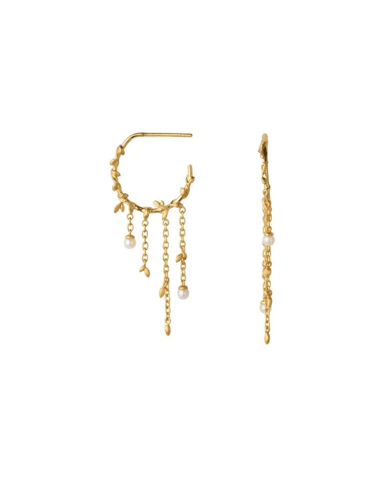 Jungle Ivy hoop  pearl GP 4