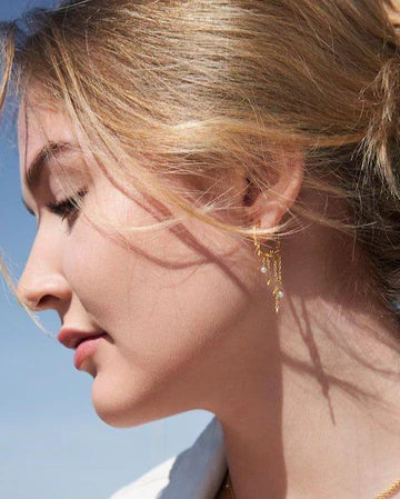 Jungle Ivy hoop  pearl GP 5