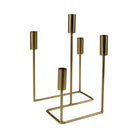 Serpentine Candleholder Gold  1