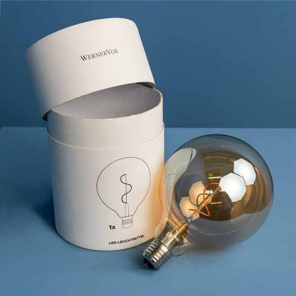 LED spiral filament light bulb 3