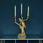 Papegøye på gren lysestake 1