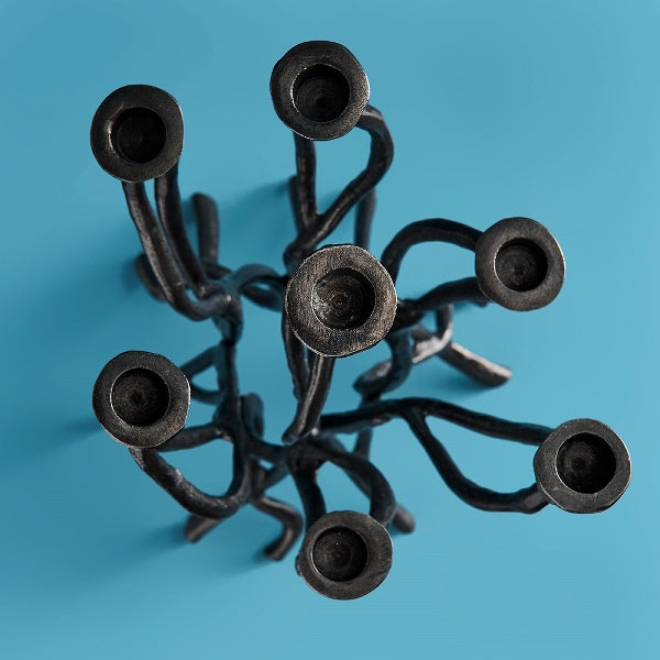 Roots Candle Holder Gold/Silver 3