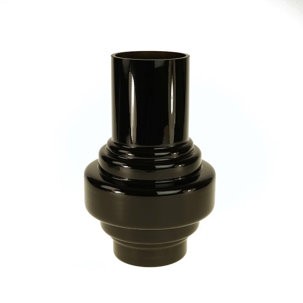 Glassvase sort 2 størrelser 9