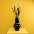 Glassvase sort 2 størrelser 7