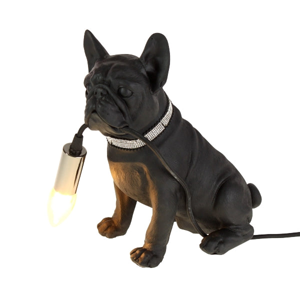 Fransk Bulldog Francis bordlampe 5