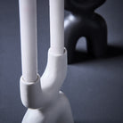 Nordic Candle Holder Black/White 3