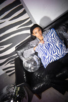 Pute i Sebra mønster 50X50 1