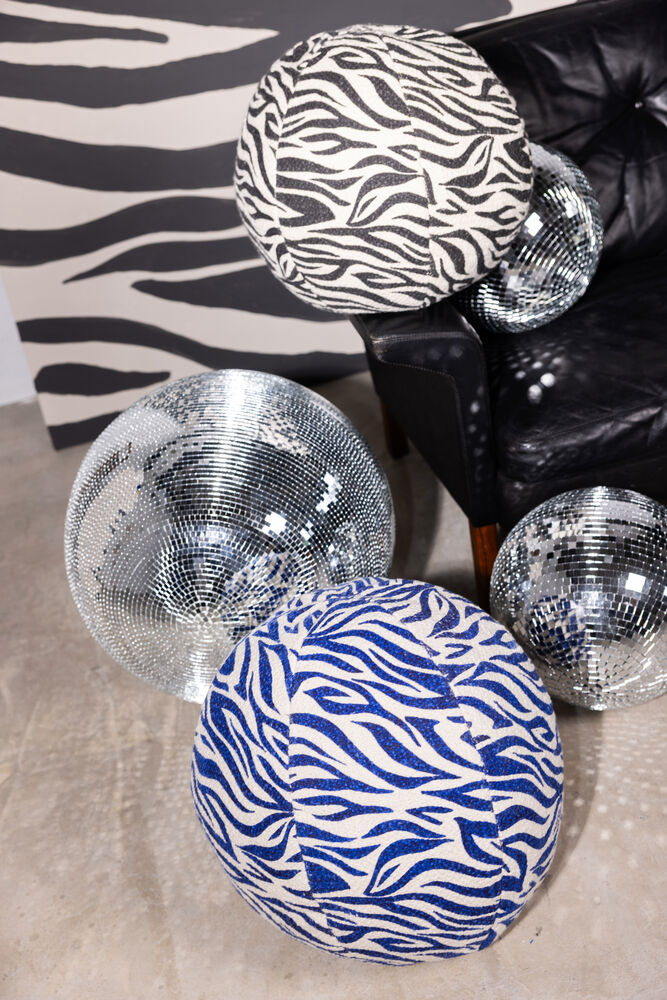 Puteball i Sebra mønster 1