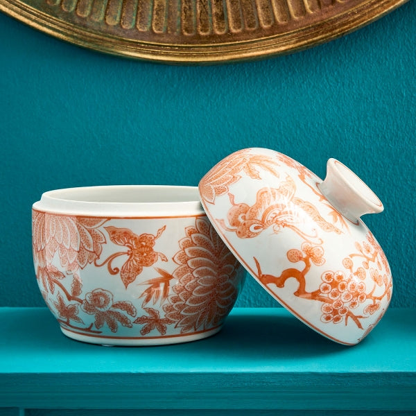 Papillon krukke med lokk 1