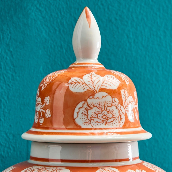 Jardin vase med lokk 3