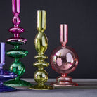 Jana Glasslysestake rosa 2