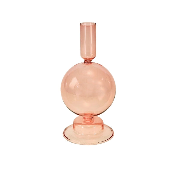 Jana Glasslysestake rosa 3