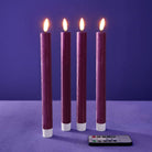 LED lyspakke på 4.stk kronelys med fjernkontroll 5