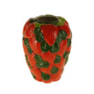 Jordbær vase i grønn/rød 3