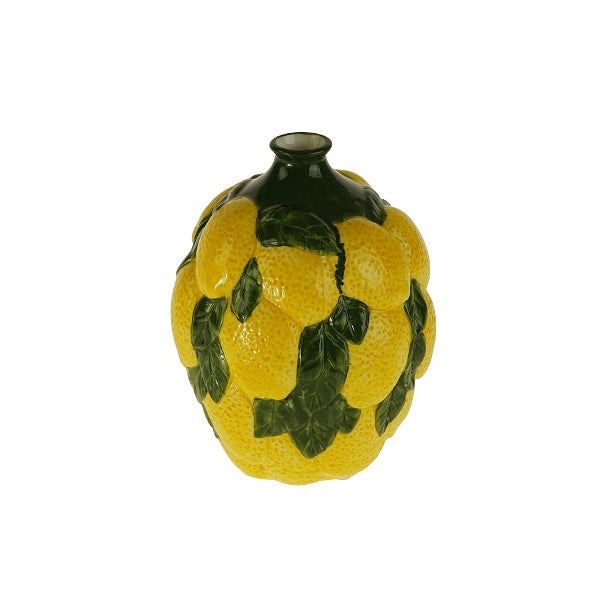 Lemon vase i grønn/gul 2