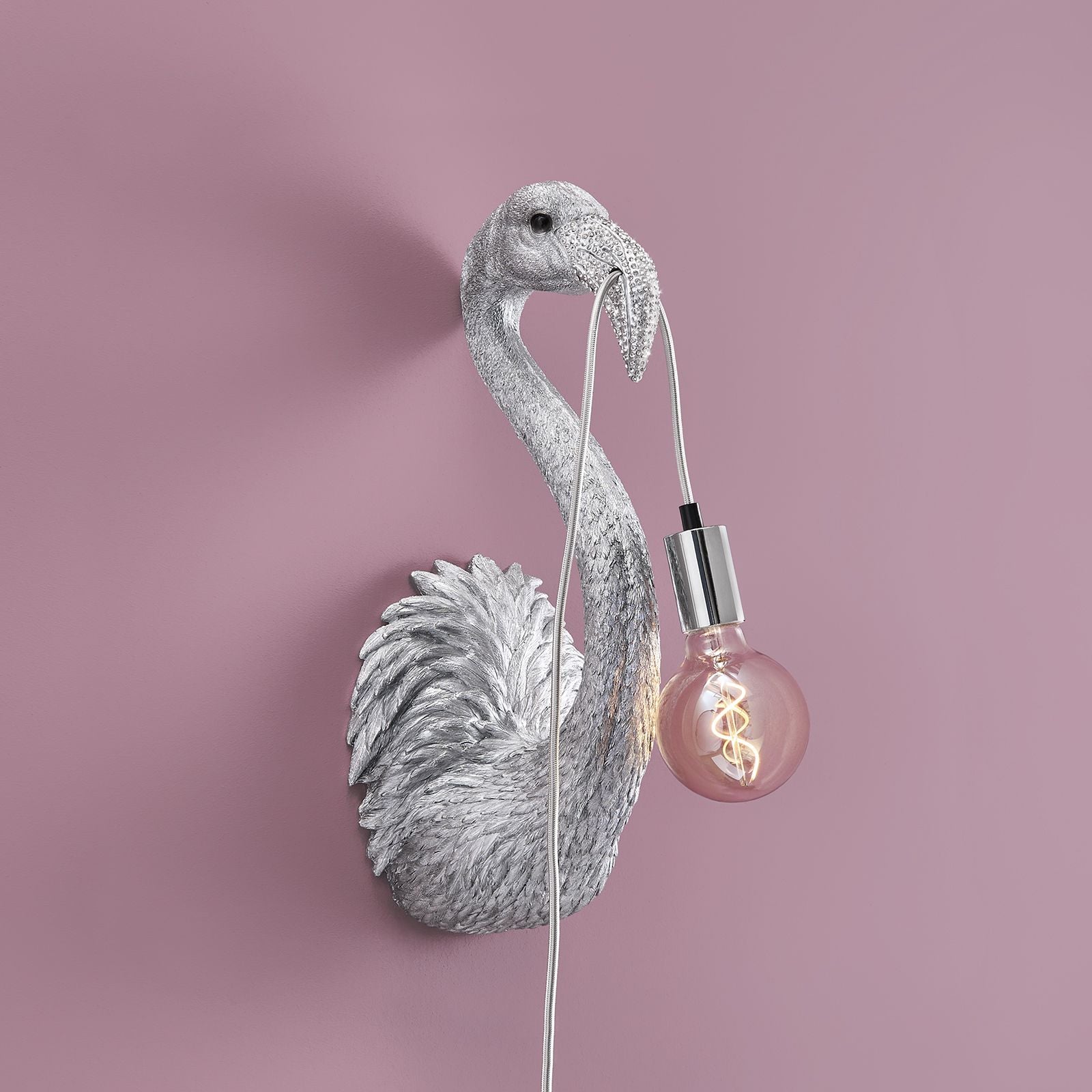 Flamingo Tiffany Junior vegglampe 8