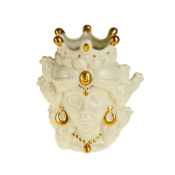 Lady Isabetta Siciliansk Vase - Hvit 2