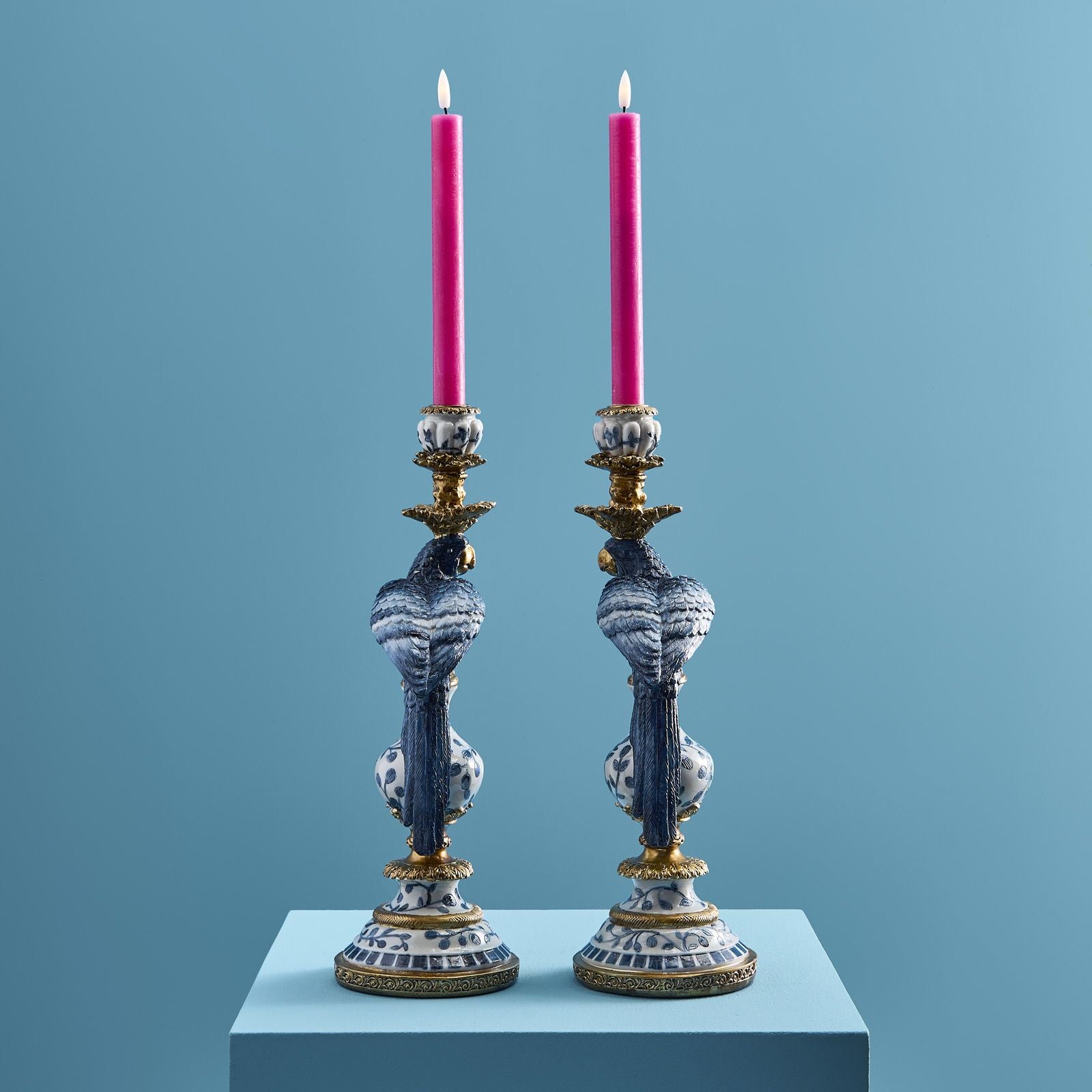 Papegøye Lysestaker i PAR 39 cm - Flere fargevarianter 17