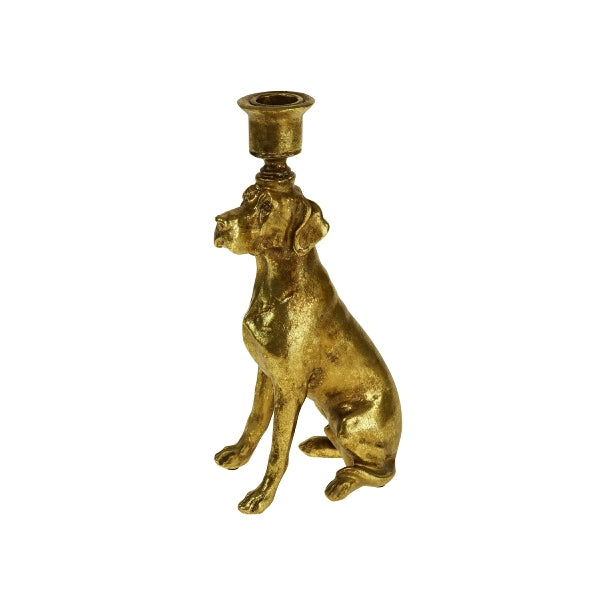 Doggè Lysestake i gull 1