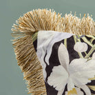 Palmette & parrot pyntepute med frynser 3