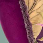 Strelitzia & Papegøye pyntepute med frynser 4