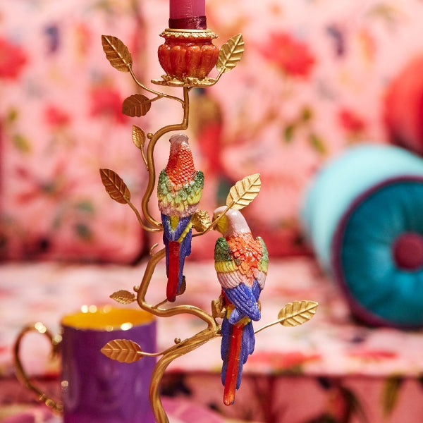 Papegøye Lysestake 3