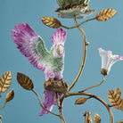 Papegøye Lysestake m 3 lys, Grønn 3