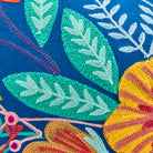 Frida Håndbrodert pute Blå 5