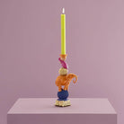 Papegøye på elefant Lysestake orange 1