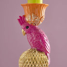 Papegøye på elefant Lysestake orange 4