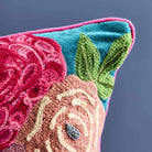 Lotte Håndbrodert pute Grønn 4