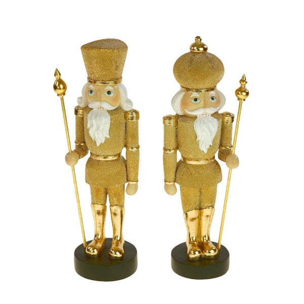 Nøtteknekker par i gull 1