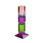 Fancy Crystal Lysestake rosa/lilla/grønn 25cm 1