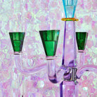 Fancy Crystal Lysestake for 5 lys 60 cm 5