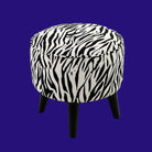 Puff Zebra sort/hvit 1