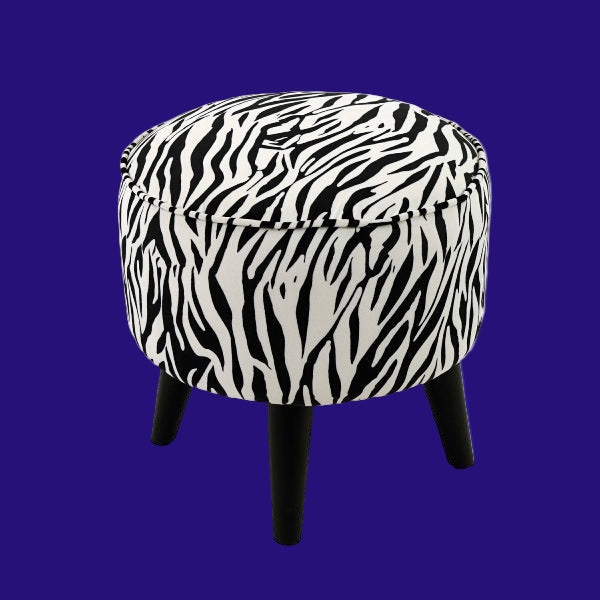 Puff Zebra sort/hvit 1