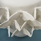 Vase Butterflies matt hvit 6