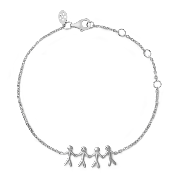 Together Family 4 Armbånd Sølv 1
