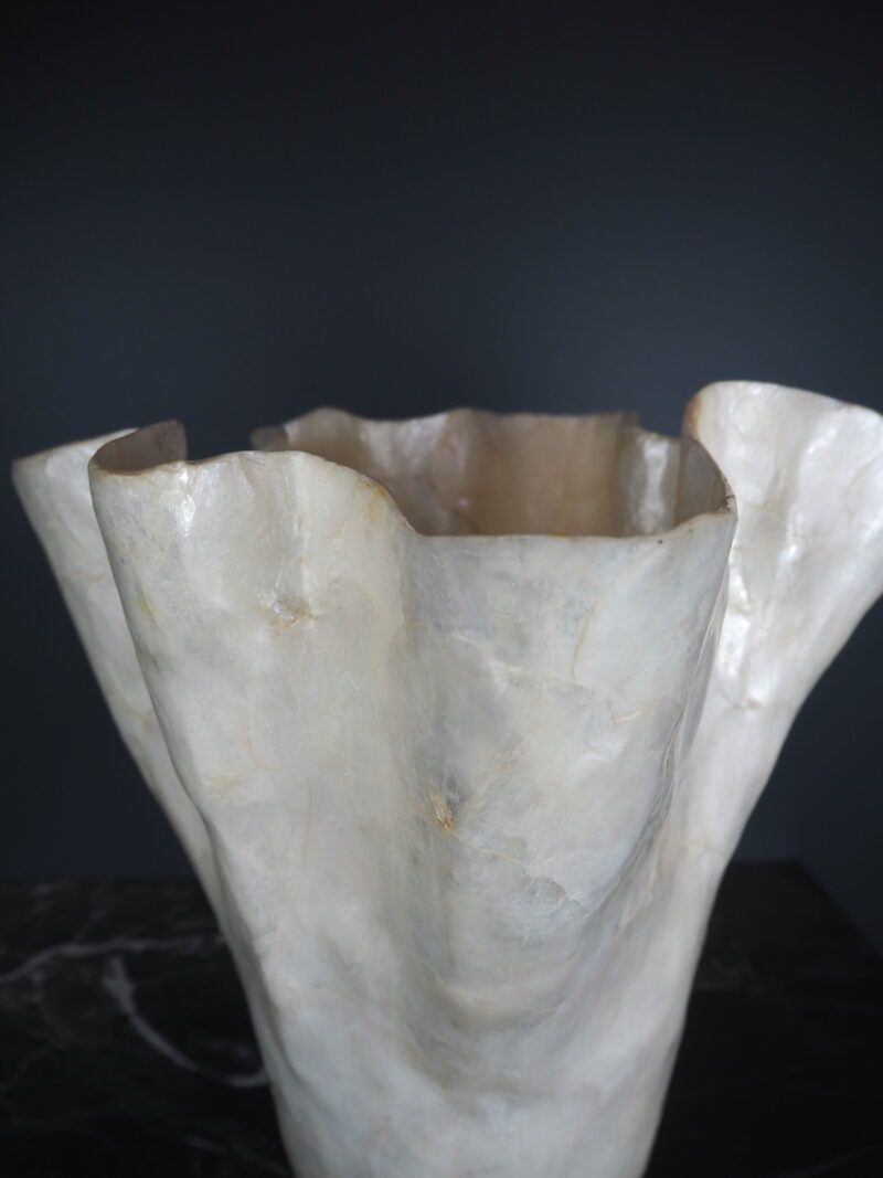 Capiz bølgevase 30 cm 3