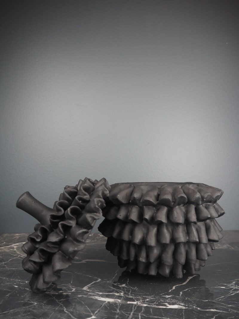 Konglekrukke med lokk, sort 2