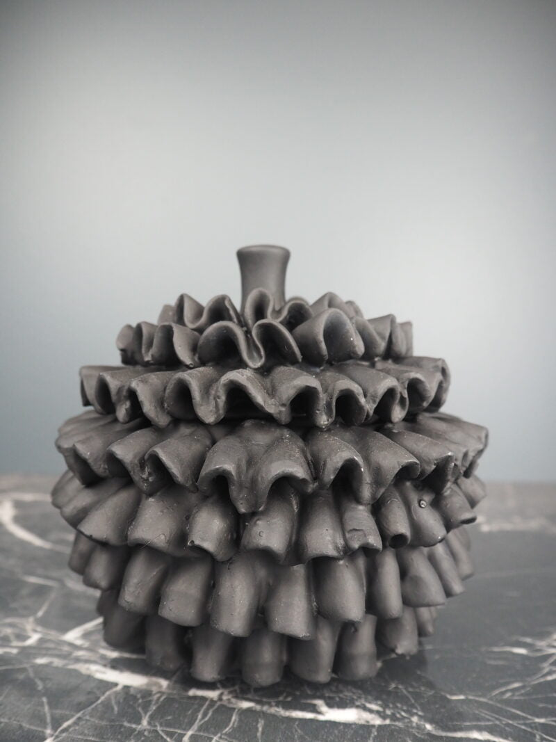 Konglekrukke med lokk, sort 5