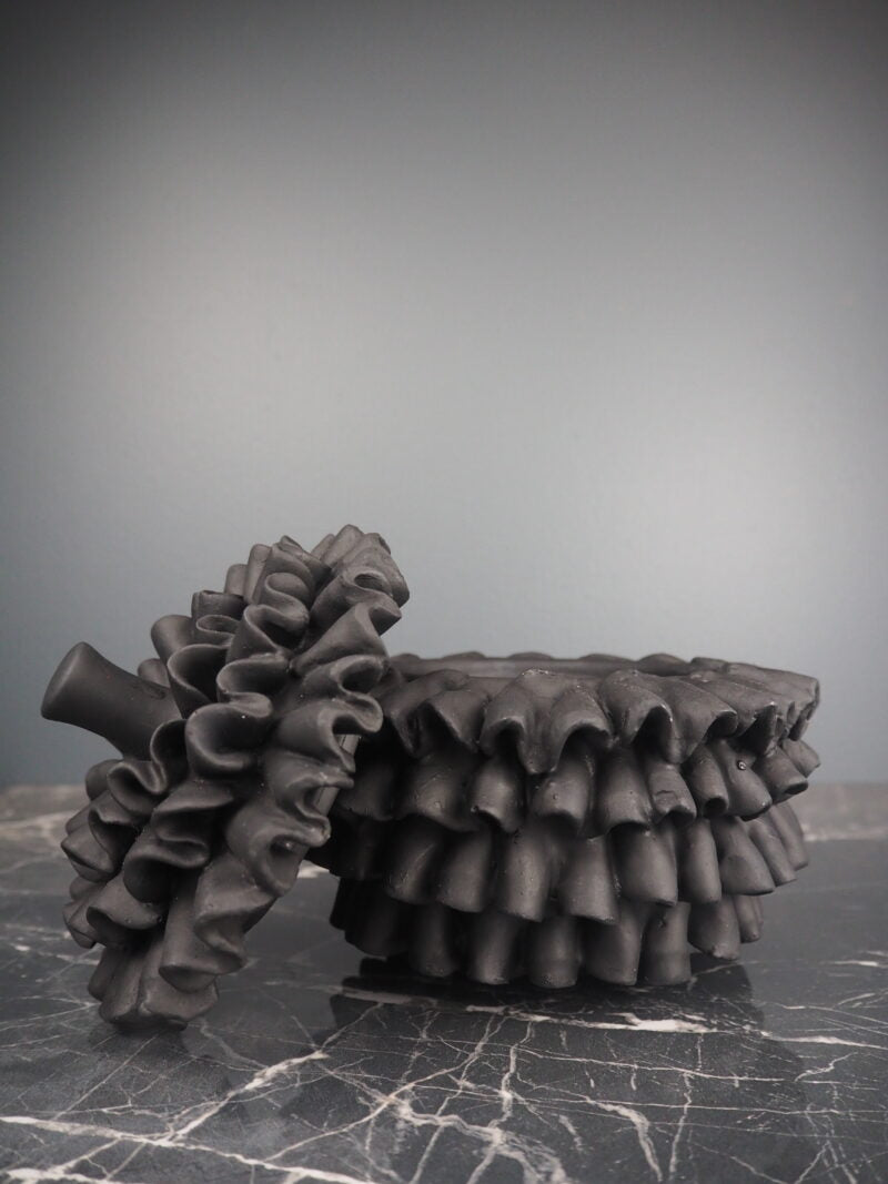 Konglekrukke med lokk, sort 3