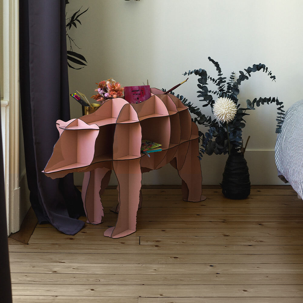 June bokhylle i flere fargevarianter- Mobilier de Compagnie 2