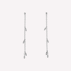 Jungle Ivy string øreringer sølv 1