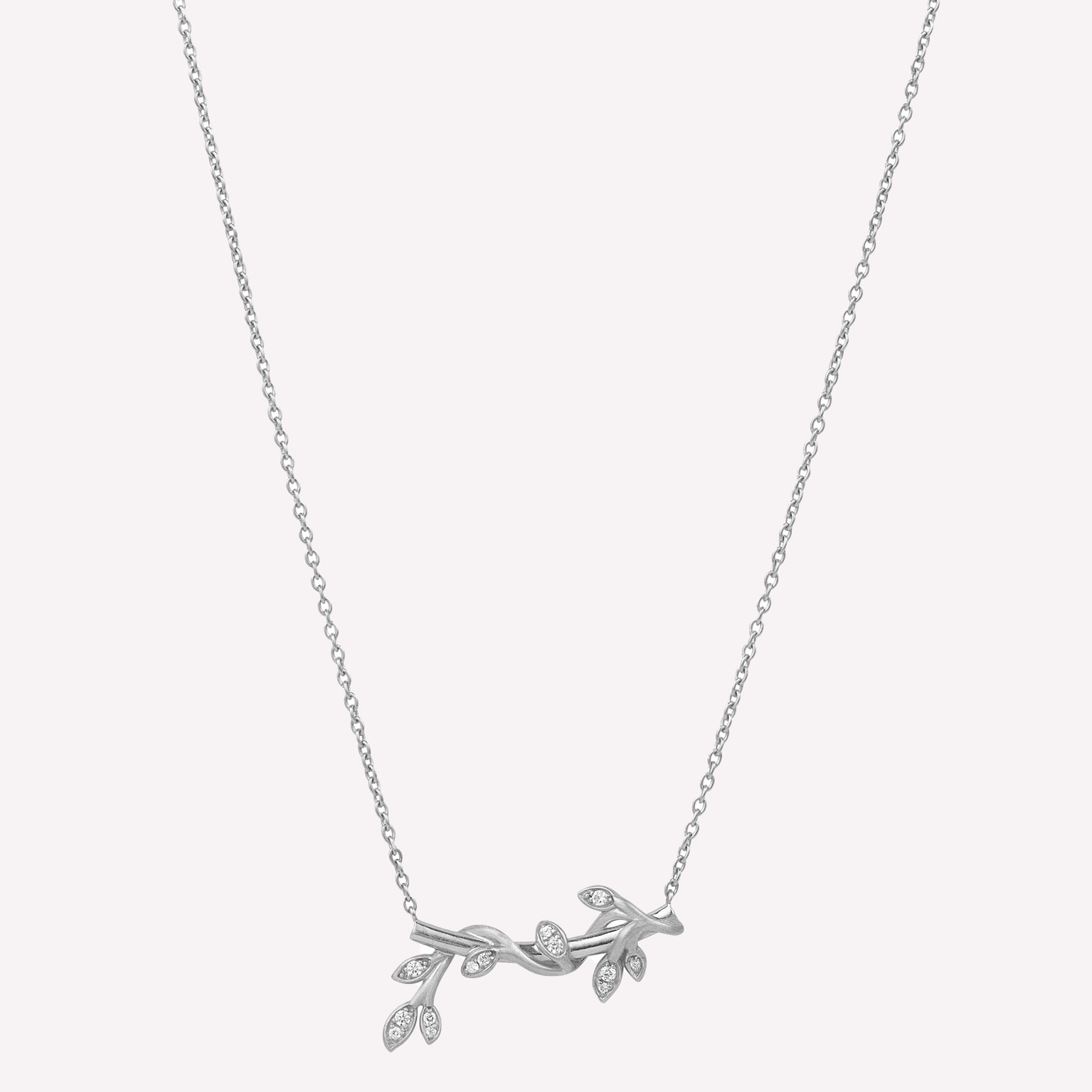 Jungle Ivy Sparkle Halskjede Sølv 3