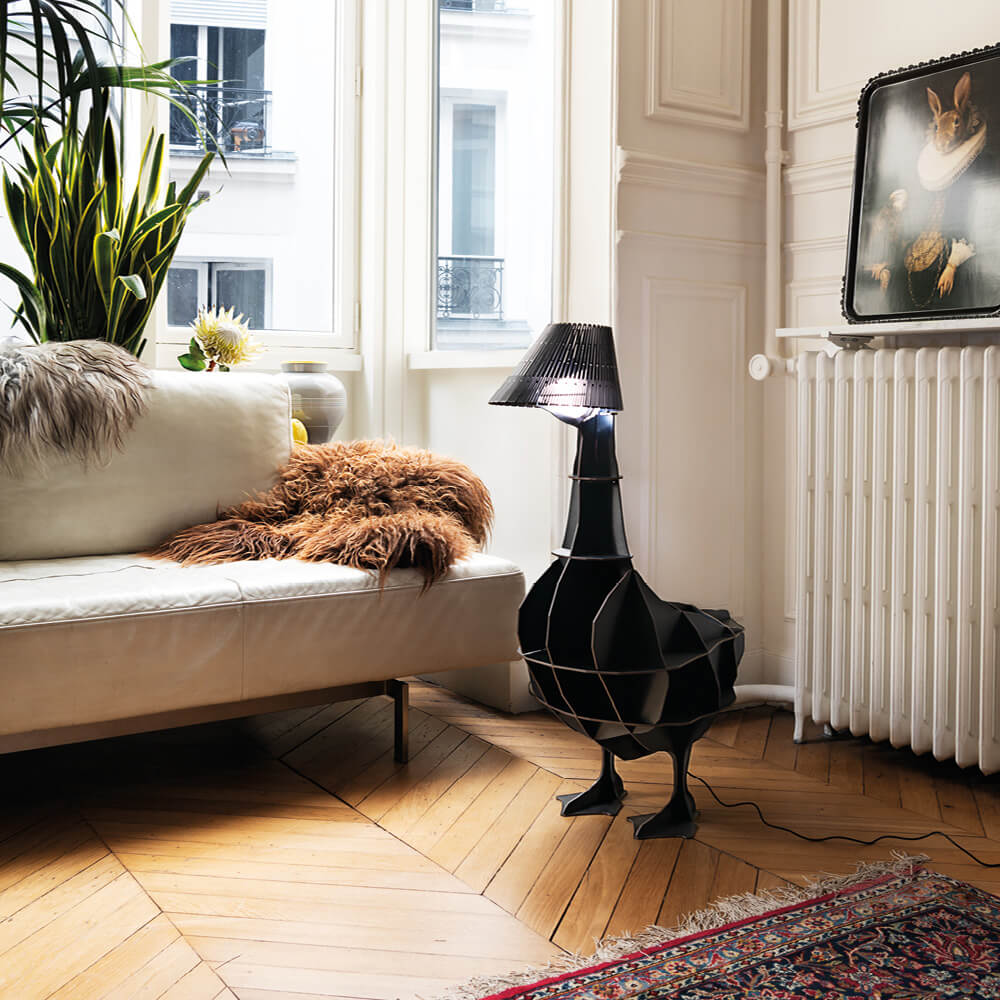 Junon gulvlampe med oppbevaring - Mobilier de Compagnie 1