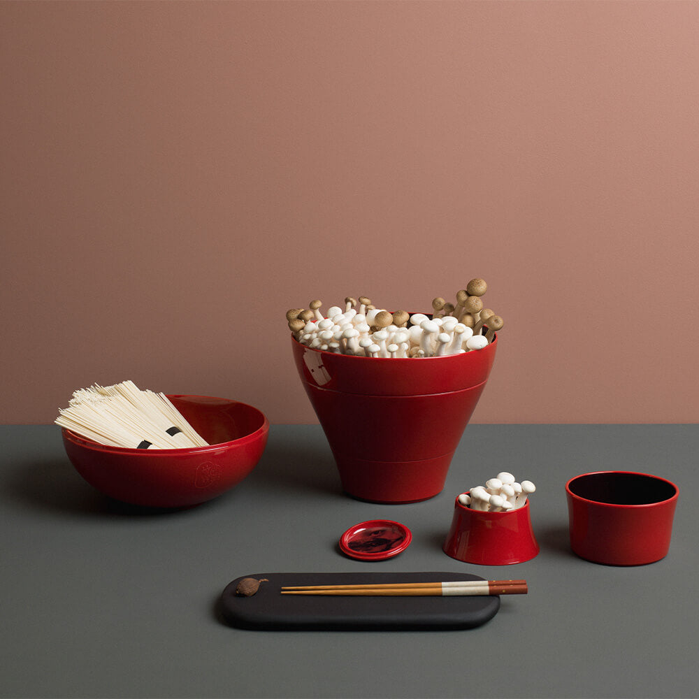 Ming vase - Stablebar sett av tallerkener  4